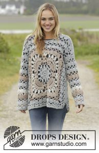 Damestrui haken met granny squares